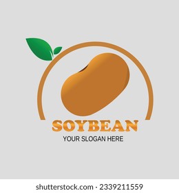 soya beans illustration vector, can be used for shop labels, tofu emblems, dsigen logos