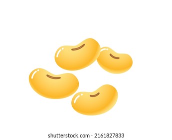Soybean, Beans 3D Vector design