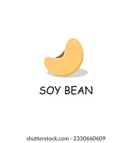 Soybean Design with Modern Concept. Healthy Food Icon Vector Illustration.