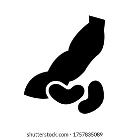 soybean  icon or logo isolated sign symbol vector illustration - high quality black style vector icons

