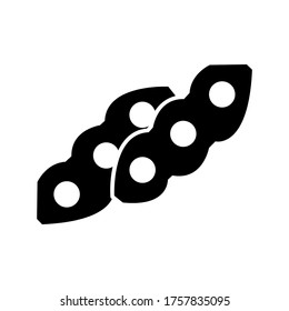 soybean  icon or logo isolated sign symbol vector illustration - high quality black style vector icons
