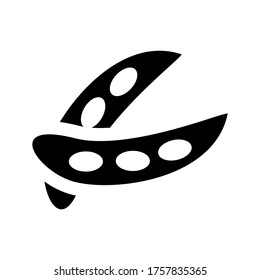 soybean  icon or logo isolated sign symbol vector illustration - high quality black style vector icons
