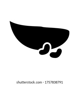 soybean  icon or logo isolated sign symbol vector illustration - high quality black style vector icons
