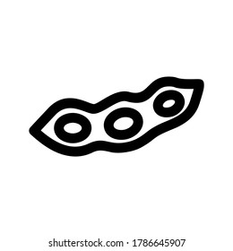 soybean icon or logo isolated sign symbol vector illustration - high quality black style vector icons
