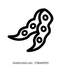 soybean icon or logo isolated sign symbol vector illustration - high quality black style vector icons
