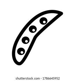 soybean icon or logo isolated sign symbol vector illustration - high quality black style vector icons
