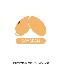 soybean icon logo vector design