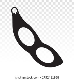 Soybean / soya beans flat icon for food apps and websites