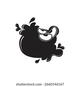 símbolo de soja ícone vetor ilustração design