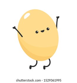 Soybean vector. Soybean character design.