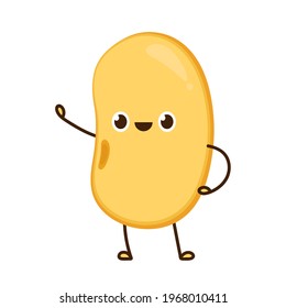 Soybean vector. Soybean character design.