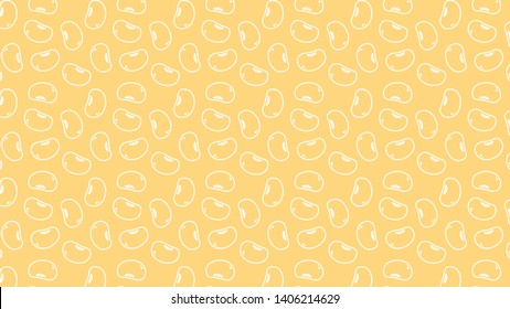 Soybean vector. soybean pattern vector. soybean on white background. wallpaper.