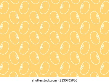 Soybean vector. soybean pattern vector. soybean on white background. wallpaper.