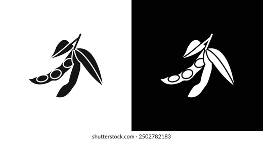 soybeans icon line art vector