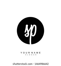 SP Initial beauty floral logo template