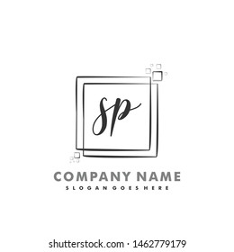 SP Initial beauty monogram logo vector