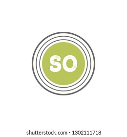 SP Initial Handwriting logo template vector