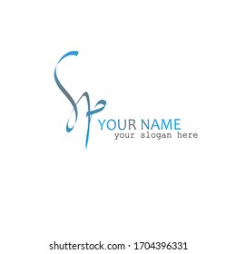 Sp initial Letter Monogram Logo. Vector logo for business and company identity