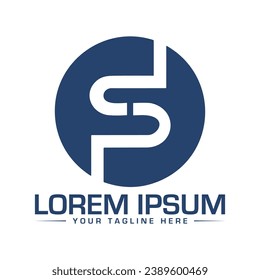 SP Letter Logo Design Creative and Professional Logo Design