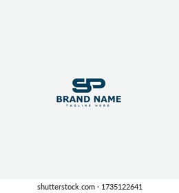 SP Letter Logo Design Template Vector