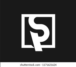 Sp Letter Logo. Ps Letter Logo.