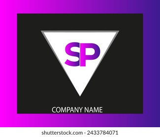  SP logo.SP abstract.SP latter vector Design.SP Monogram logo design .company logo