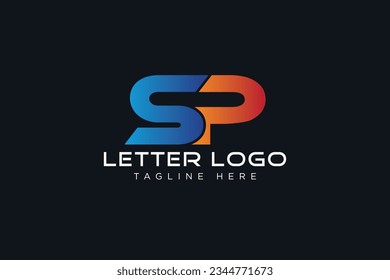 SP logo design. sp icon