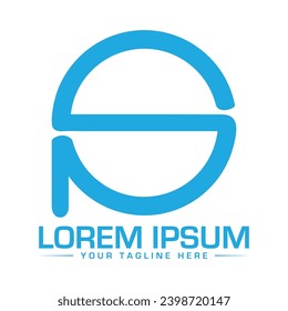 Diseño de logotipo SP Diseño de logotipo único y moderno 