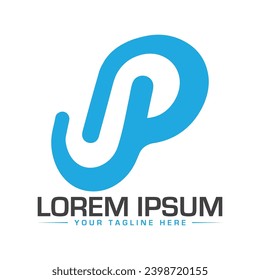 Diseño de logotipo SP Diseño de logotipo único y moderno 