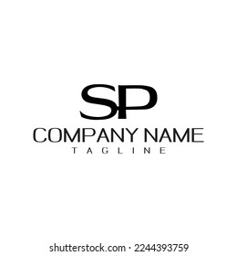 SP professional icon logo design for company business
