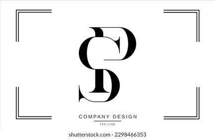 SP, PS, Abstract Letters Logo Monogram