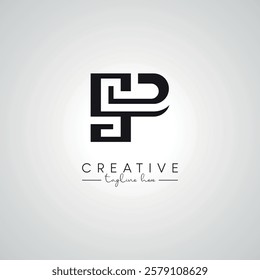 SP PS Letter Modern Alphabet Logo Design. Initial Based Vector Template.