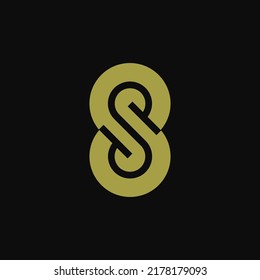 logotipo SP o PS. elegante y moderno logotipo S y P. adecuado para cualquier industria