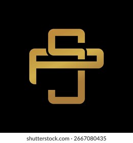 SP or PS monogram logos overlapping.