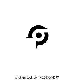 SP PS P S Letter Logo Design Vector Template