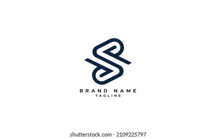 SP, PS, PP, PR, RP, RR, Abstract initial monogram letter alphabet logo design