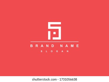 SP, SO, PS Abstract Letter Mark Monogram Graphic Vector Logo Template