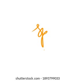 logotipo manuscrito de fondo blanco
