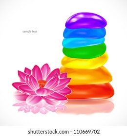 Spa abstract design background.