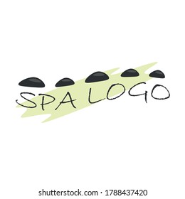 Spa abstract logo template vector