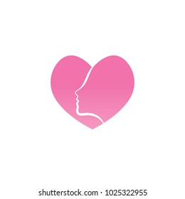 Spa aesthetic logo design template vector