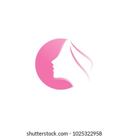 Spa aesthetic logo design template vector