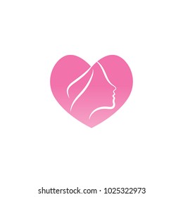 Spa aesthetic logo design template vector