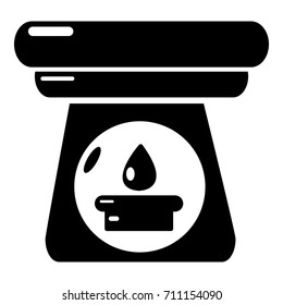 Spa aroma bottle icon . Simple illustration of spa aroma bottle vector icon for web design isolated on white background