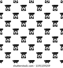 Spa aroma bottle pattern vector seamless repeating for any web design