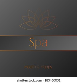Spa background. Element for design.