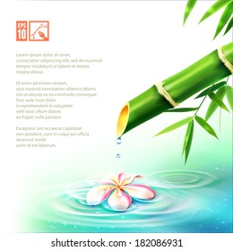 Spa Background. Vector illustration, eps10.