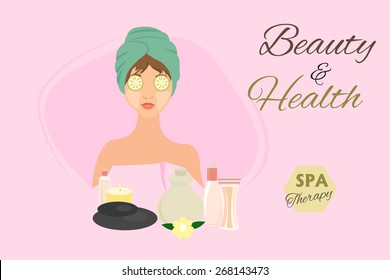 Spa and beauty health background
