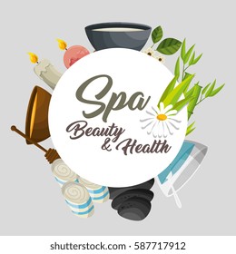 spa beauty and health poster