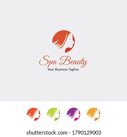 Spa Beauty Logo Design Template